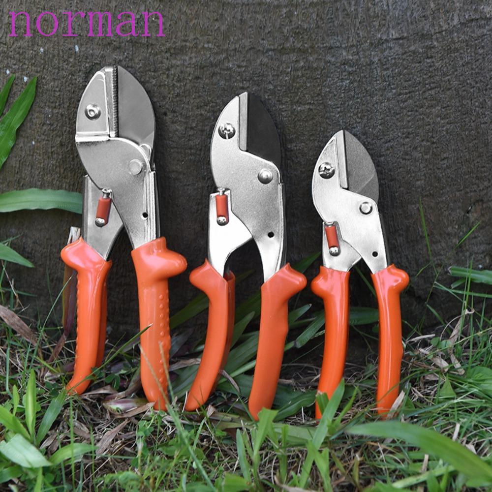 NORMAN กรรไกรตัดแต่งกิ่ง, ด้ามจับตามหลักสรีระศาสตร์ SK5 เหล็กกรรไกรทําสวน, เครื่องตัดบอนไซ Sharp ทนทานสะดวกกรรไกรดอกไม้ตัดแต่งกิ่งองุ่น