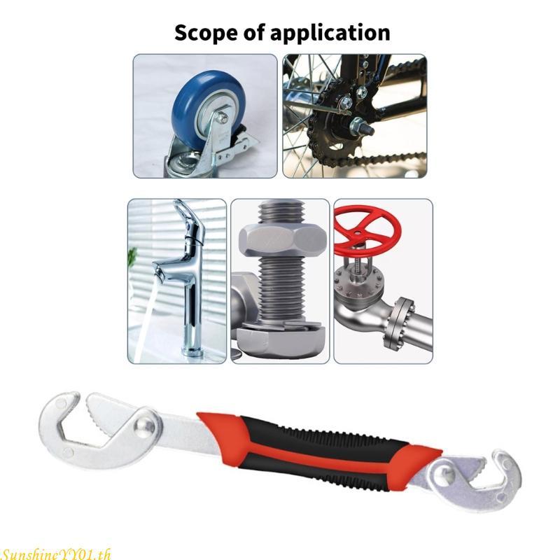 Adjustable Spanner Universal Wrench Quick Multifunction Grip Opening Wrench