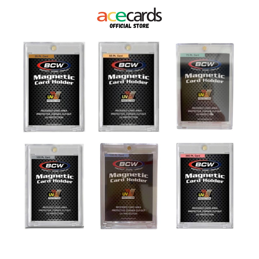 BCW Magnetic Card Holder - 35 PT/ 55PT/ 75PT/ 100PT/ 130PT/ 180PT/ 360PT (หลวม 1 ชิ้น)