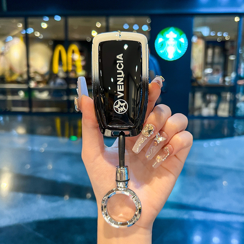 เหมาะสําหรับ Dongfeng Qichen d60 ฝาครอบกุญแจรถ t60ev กระเป๋า t70 หัวเข็มขัด t90 กรณีป้องกัน m50v ฝาค