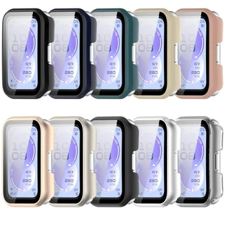ฝาครอบแก้ว + เปลือกสําหรับ Huawei Band 11 / 11 Pro อุปกรณ์เสริม All-Around Hard PC กรอบกันชน Tempered