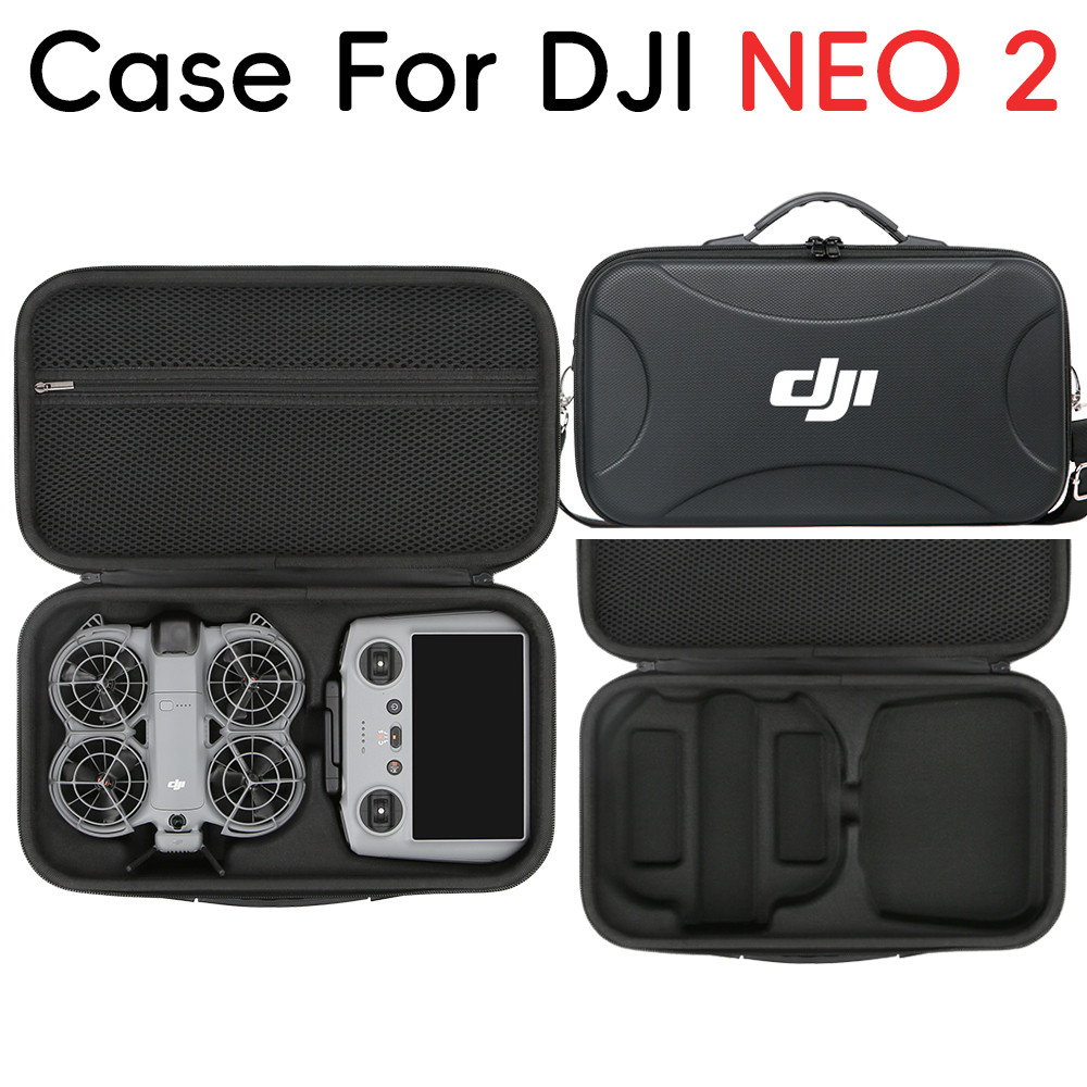สําหรับ DJI NEO 2 กระเป๋าเก็บ RC 2 รีโมทคอนโทรลกล่องเก็บ Neo2 Drone Hard Case กระเป๋าสะพายแบบพกพา