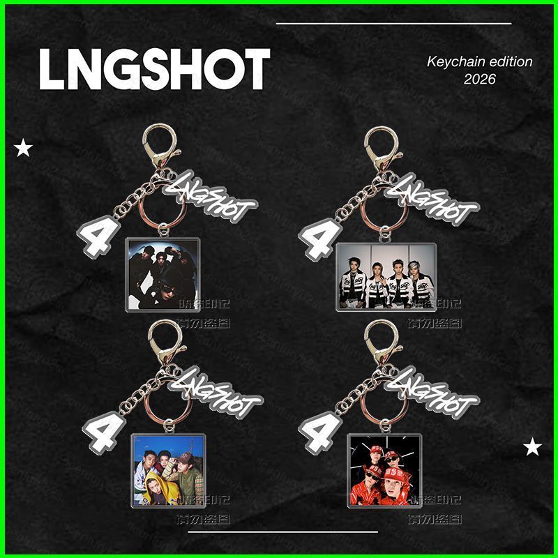 G2P LNGSHOT พวงกุญแจอะคริลิค Oh Yul Ryul Woo Jin Louis กระเป๋าเป้สะพายหลังจี้กระเป๋าอุปกรณ์เสริมดาว 