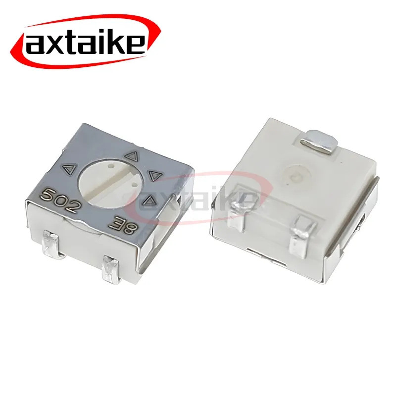 5PCS 3314J-1-103E SMD Trimmer Resistor 101 102 103 104 105 202 203 204 502 503 504 1K 10K 500K 1M Oh