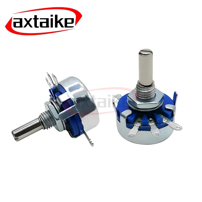 5PCS WH5-1A คาร์บอน Potentiometer 470R 1K 1K5 2.2K 4.7K 10K 22K 47K 100K 220K 470K 1M โอห์ม 0.1W 0.2
