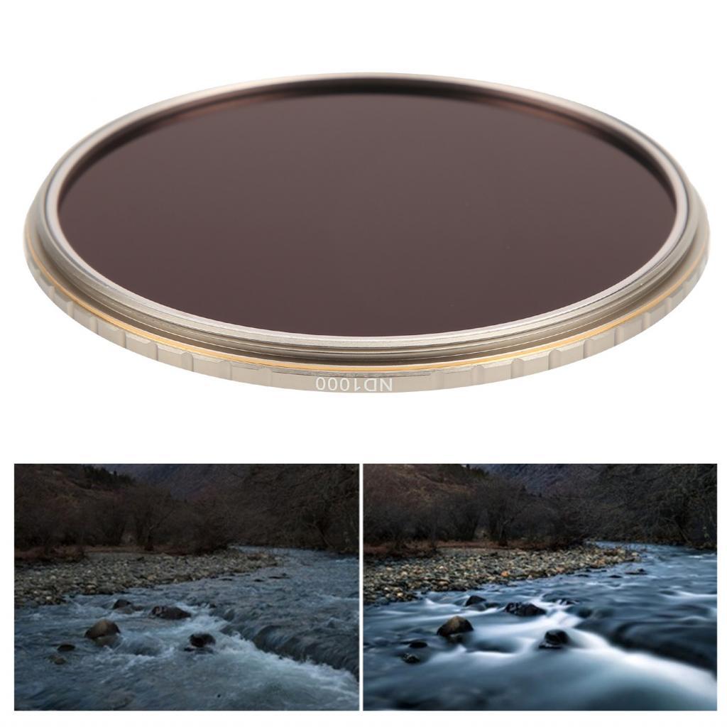 กระจกออปติคอลความหนาแน่นเป็นกลาง ND1000 เลนส์กรองน้ำ กล้องเคลือบ MRC