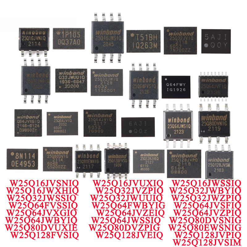 1 W25Q16JVUXIQ W25Q64 W25Q80BVSIG W25Q16BVSIG W25Q16DVSSIG W25Q32BVSIG W25Q64FVSIG W25Q64FV