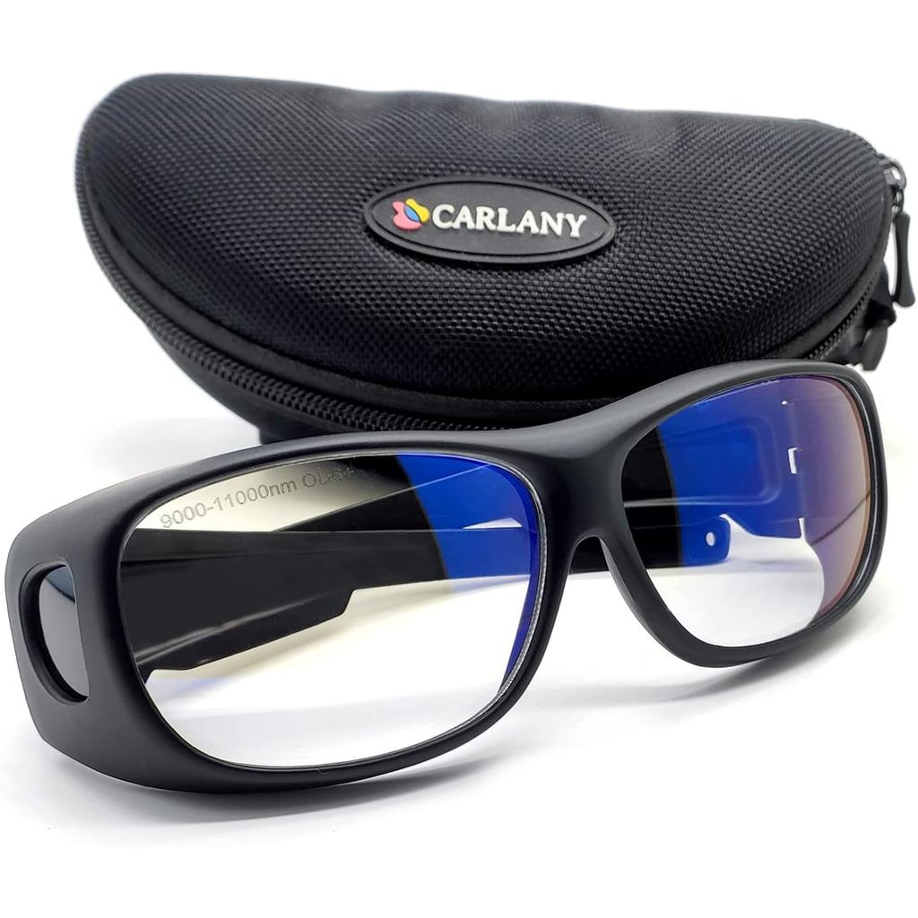 CO2 Laser Eye Protection แว่นตา, 9000nm-11000nm / 10600nm Waveweight Safety Protective Goggles OD 5+