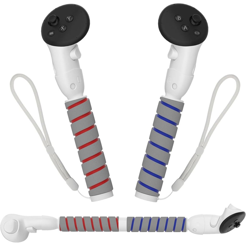 จับ Extension Grips สําหรับ Quest 3/Quest 3S Controller อุปกรณ์เสริม, VR Handle สิ่งที่แนบมา,สําหรับ