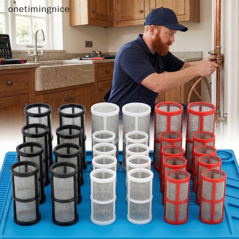 Onetimingnice 10 ~ 200 ตาข่ายกรองสุทธิสวนรดน้ํากรองอุปกรณ์เสริมสแตนเลสกรอง Ki Onetimingnice