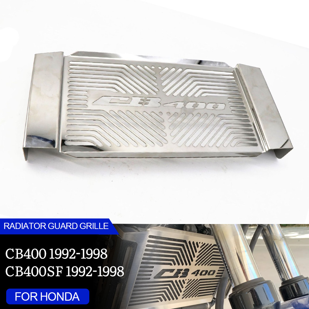 หม้อน้ํารถจักรยานยนต์ Guard Grille Grill Cooler ป้องกันสําหรับ HONDA CB400 Super Four CB400SF Vtec C