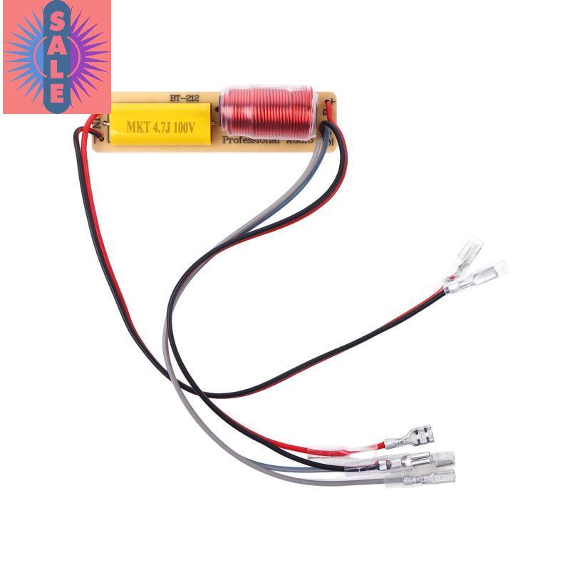 Ap HiFi 80W 2-Way Crossover พร้อมสายสูงต่ําสองทางความถี่ Division สําหรับระบบเสียงรถยนต์การปรับเปลี่