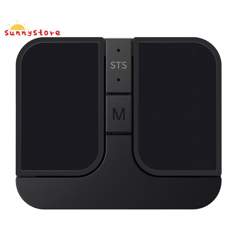 Mini Square Mouse Mini Mouse เมาส์คอมพิวเตอร์ไร้สาย Mini Capacitive Mouse สีดํา