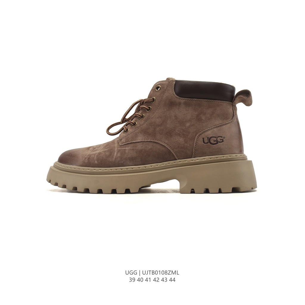 รองเท้าบู๊ทมาร์ตินพื้นหนา Retro Boots High-Top Series I9CH