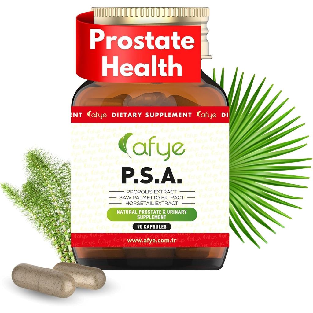 Saw Palmetto Prostate peoplement for Men-Prostate Health & with Propolis Extract & Horsetail ลดอาการ
