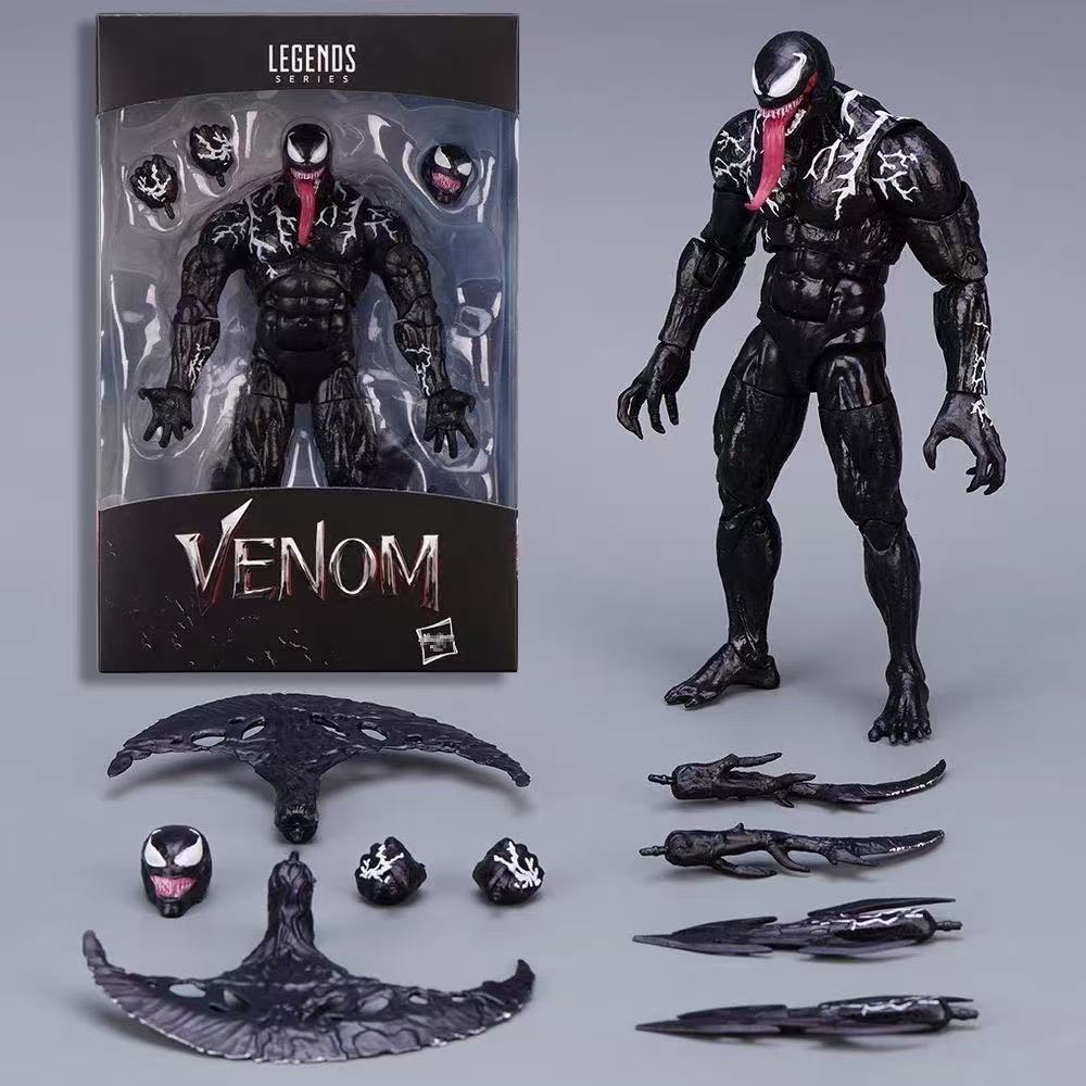 Venom Venom 2 Massacre ภาพยนตร์รูป Joint Movable ชุดตกแต่ง Marvel Superhero สินค้าตุ๊กตา
