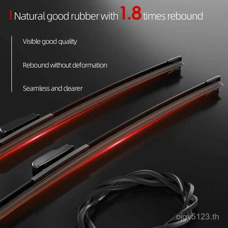 1เซ็ตด้านหน้าและด้านหลังใบปัดน้ําฝนกระจกหน้ารถสําหรับKIA Rio 4 YB SC FB 2017-2023 2018 2019 2020 202