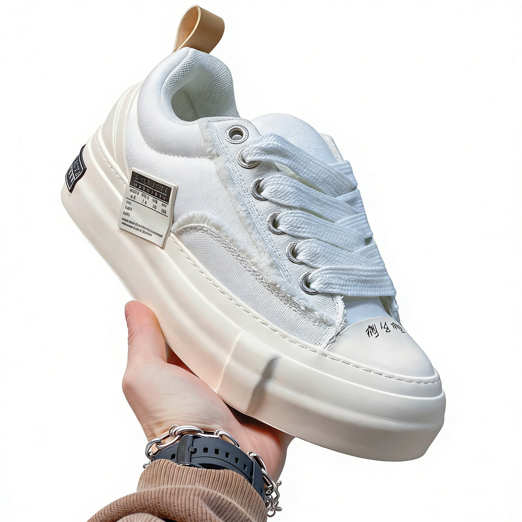 X xVESSEL Nougat Bread Shoes รองเท้าผ้าใบผู้ชายผู้หญิงกีฬา