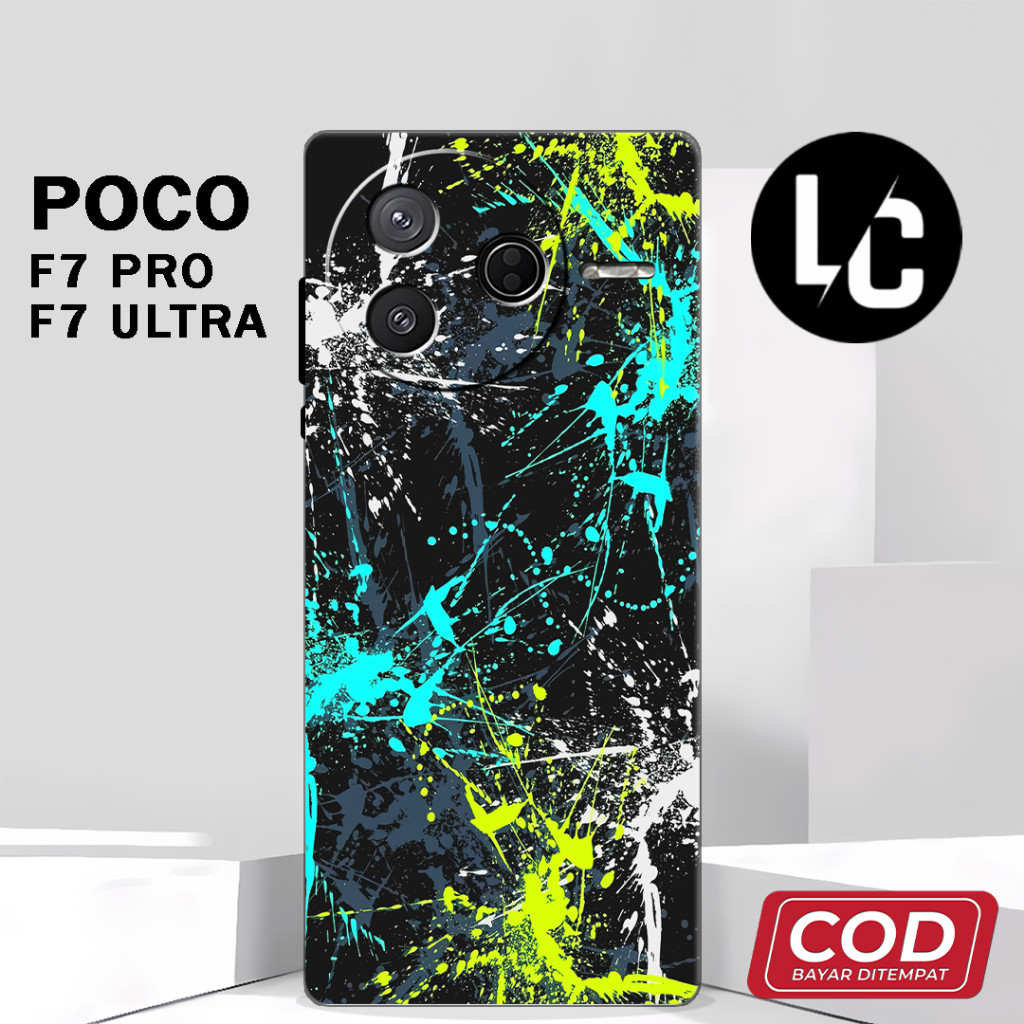 ( AQ 2 ) ยืดหยุ่นยาง Softcase สําหรับ Poco F7 PRO l POCO F7 ULTRA ล่าสุด l อะนิเมะ motif ปลอก l บทคั