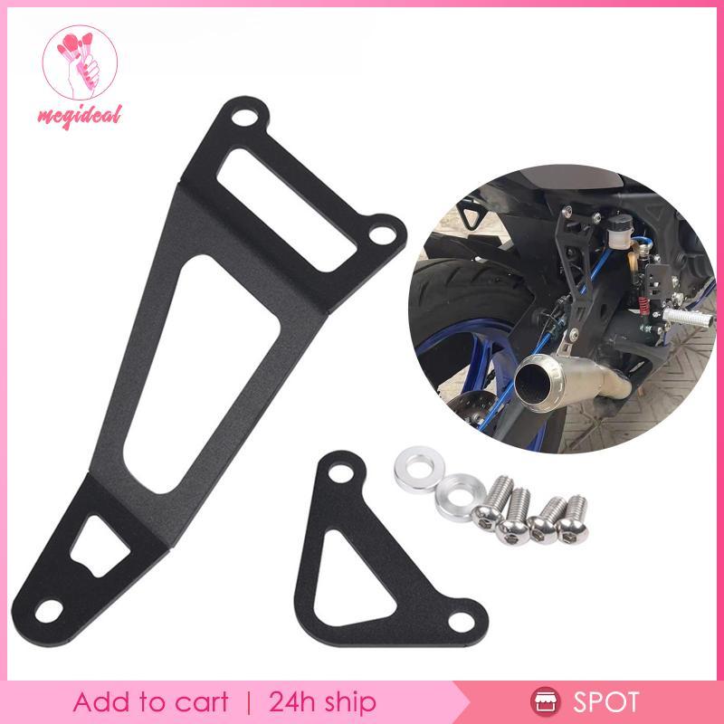 [MEGIDEAL] รถจักรยานยนต์ท่อไอเสียท่อแขวนวงเล็บเหล็กสําหรับกีฬามอเตอร์ไซด์ YZF-R25 YZF-R3 MT-03 MT-25