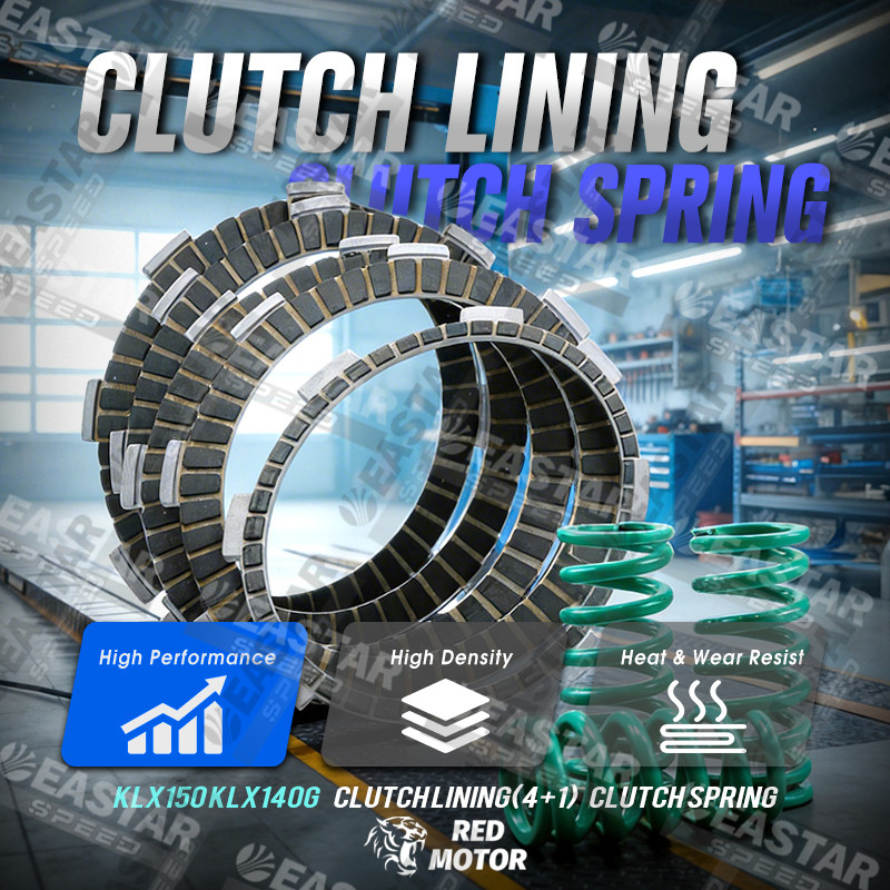แผ่นคลัทช์และสปริงคลัทช์ for KLX150 / KLX140G / Dtracker 150 (5Lining+4Spring) ราคา ถูกที่สุด ดีลบีเคเค แกลเลอรีภาพที่ 3