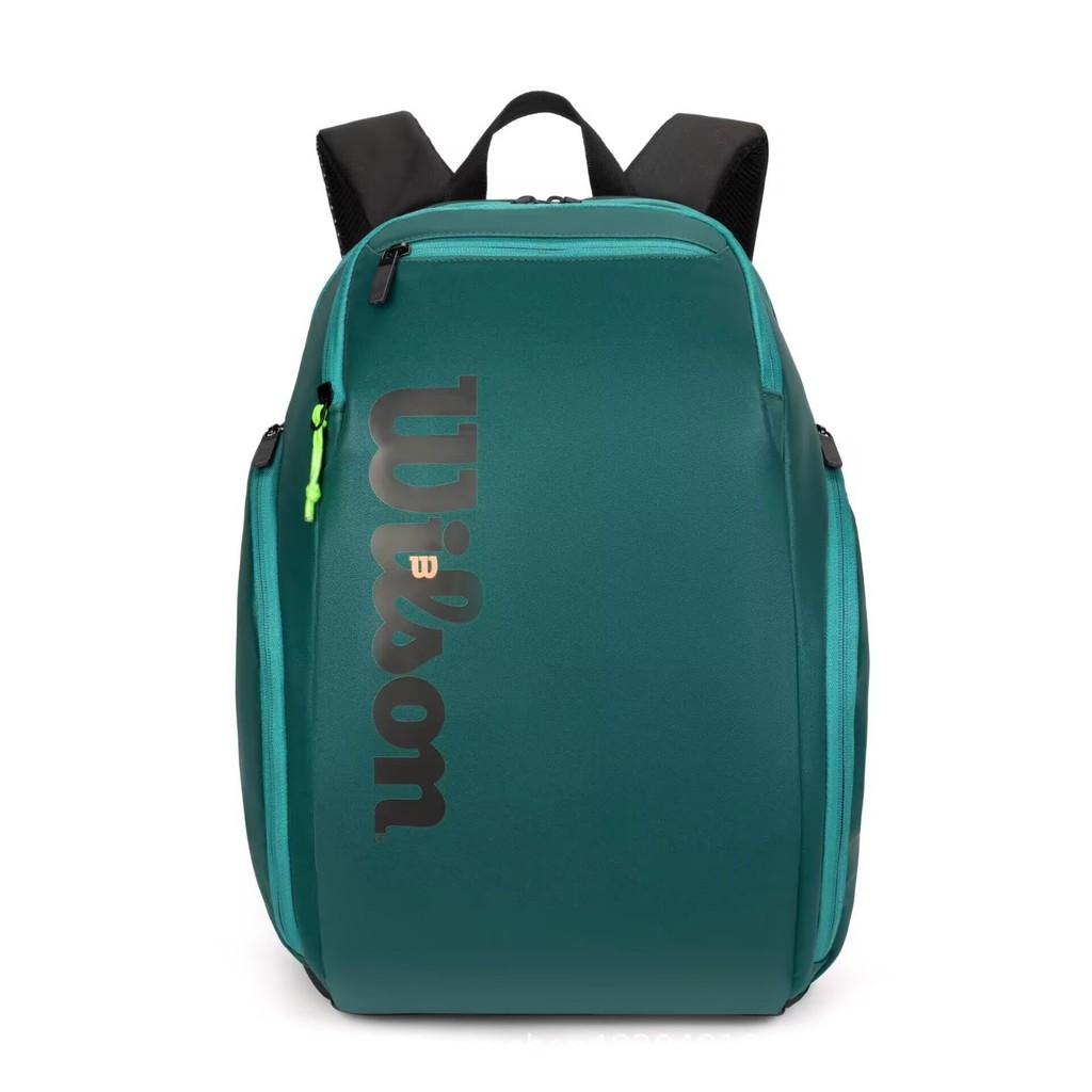 Wilson Wilson Professional Sports Backpack กระเป๋าแบดมินตันกระเป๋าเทนนิสกระเป๋าถือด้านข้าง Unisex