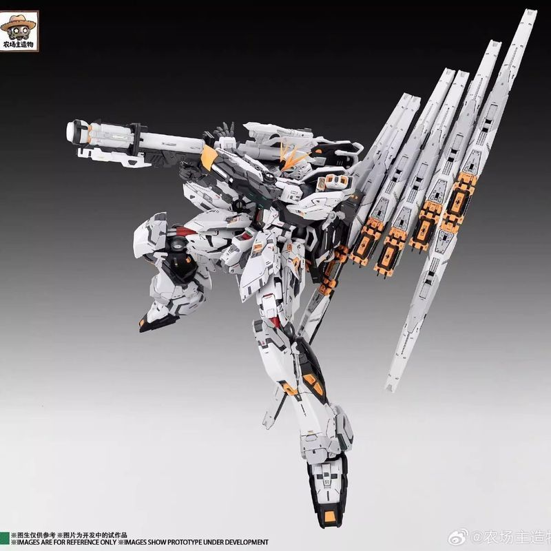 ของแท้ Bandai Gundam Assembly Thousand-Hand เปลี่ยนสี GK GK สไตล์ Cai Niu Niu Farmer Creation รุ่น N