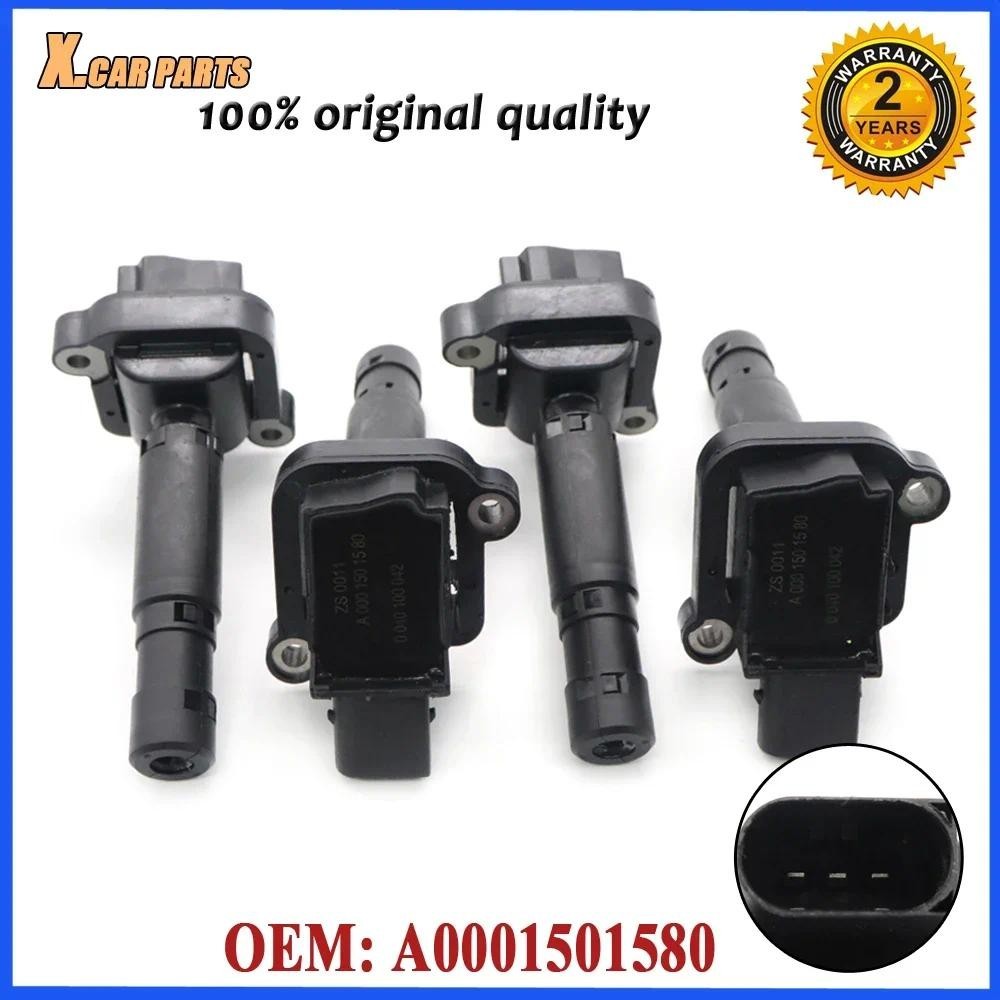คอยล์จุดระเบิด A0001501580 Fit สําหรับ MERCEDES-BENZ C230 C180 C180K C200 C200K C230K C250 C260 CLK2