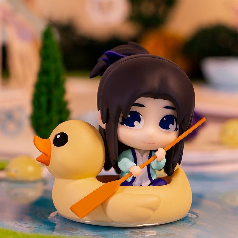 Qin Shi Ming Yue สวนสนุกกล่องตาบอด Zhang Liang, Bai Feng, Shaomimeng, Wei Zhuang Q-version ตุ๊กตาตกแ