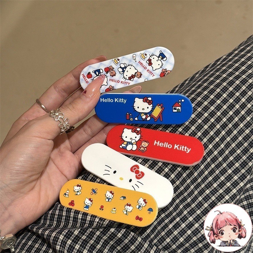 ขาตั้งติดเคสมือถือ พกพาสะดวกจับมือเคส เลื่อนได้ การ์ตูน แมวเคธี น่ารัก ไฮโซ ติดกาวที่วางได้ง่าย สะดวกวางแนวนอน CODที่ไทย