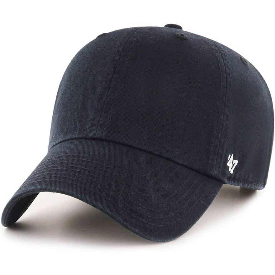 47 Brand Clean Up Blank Dad Hat - One Size (สีดํา)