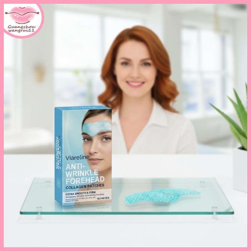 [GZ] แผ่นแปะหน้าผากต่อต้านริ้วรอยคอลลาเจน 10 ชิ้นให้ความชุ่มชื้นและบํารุงสําหรับผลิตภัณฑ์ดูแลผิวต่อต