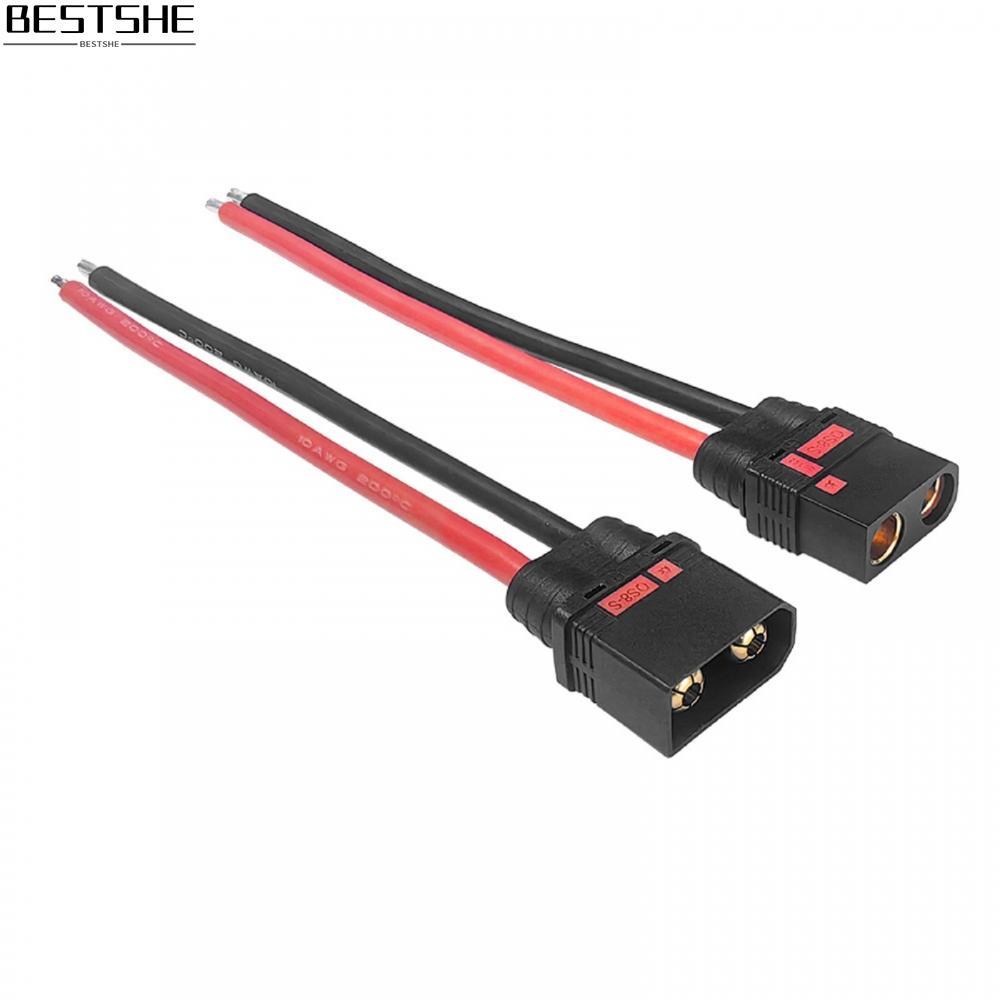 QS8-S Connector PA วัสดุที่อยู่อาศัยอะแดปเตอร์เชื่อมต่อแบตเตอรี่สําหรับแบตเตอรี่ FPV