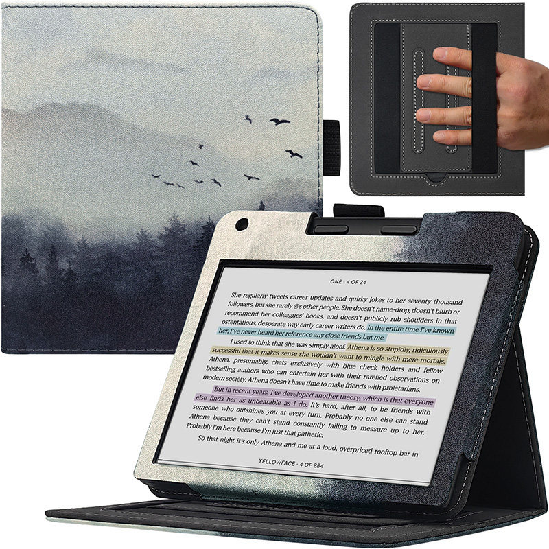 เคสป้องกัน Kobo Libra Colour/Libra 2/Libra H2O เคสป้องกัน Dual-Handheld Dual Standing Stand Case
