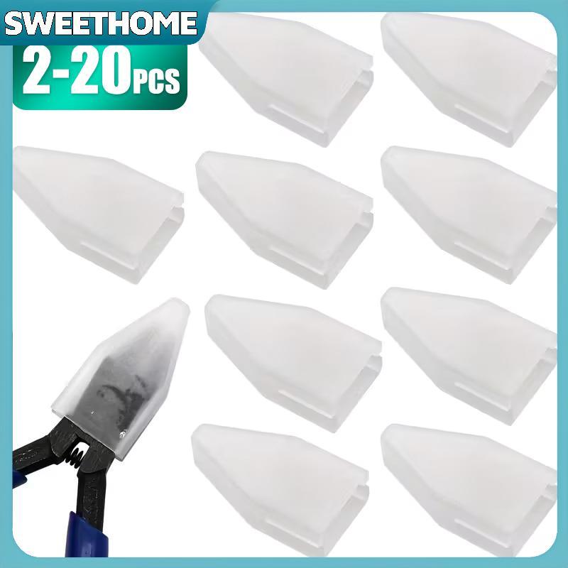 SWEETHOME 2-20PCS Universal 170 คีมแนวทแยงหัวป้องกันครอบคลุมกรรไกรอิเล็กทรอนิกส์คีม Jaw Protector กับการเปลี่ยนรูปสวมใส่