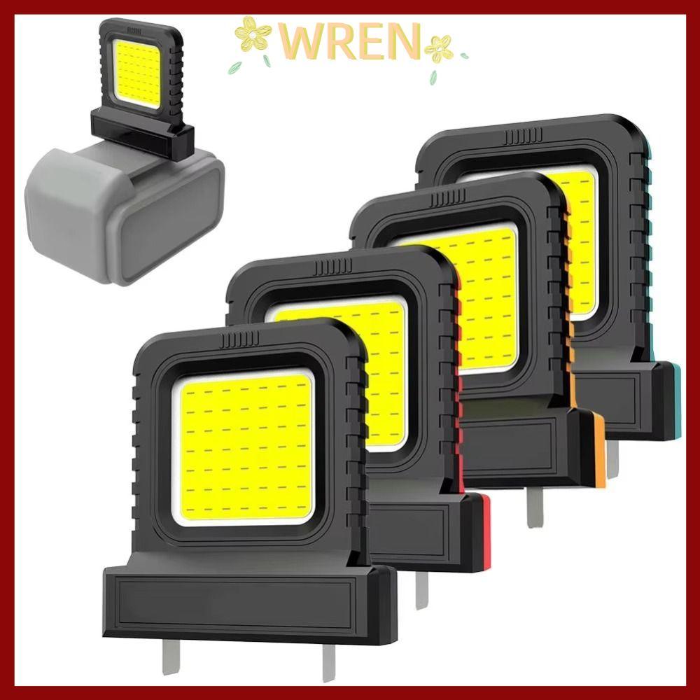 in stockWREN ไฟฉายกลางแจ้ง, อะไหล่เครื่องมือไฟฟ้าปรับไฟ LED ทํางาน, คุณภาพสูง Universal ทนทานความสว่างสูงแบตเตอรี่ลิเธียม 18V-21V แบตเตอรี่ Li-ion