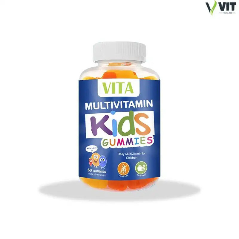 (60 เม็ด)VITA Multivitamins Gummies มัลติวิตามิน วิตามินแบบกัมมี่สำหรับเด็ก อาหารเสริม วิตามิน D3, A