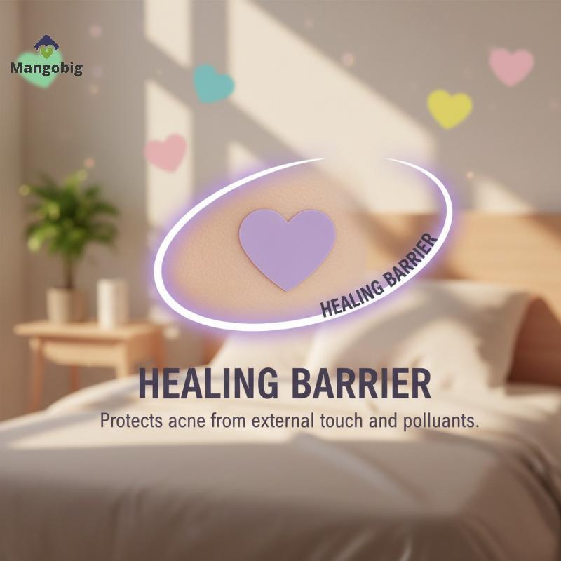 <Mangobig> 216PCS Starry Multicolor Pimple Patch ทําความสะอาดผิวหน้าปกปิดสิวหัว Removal Skincare Hyd