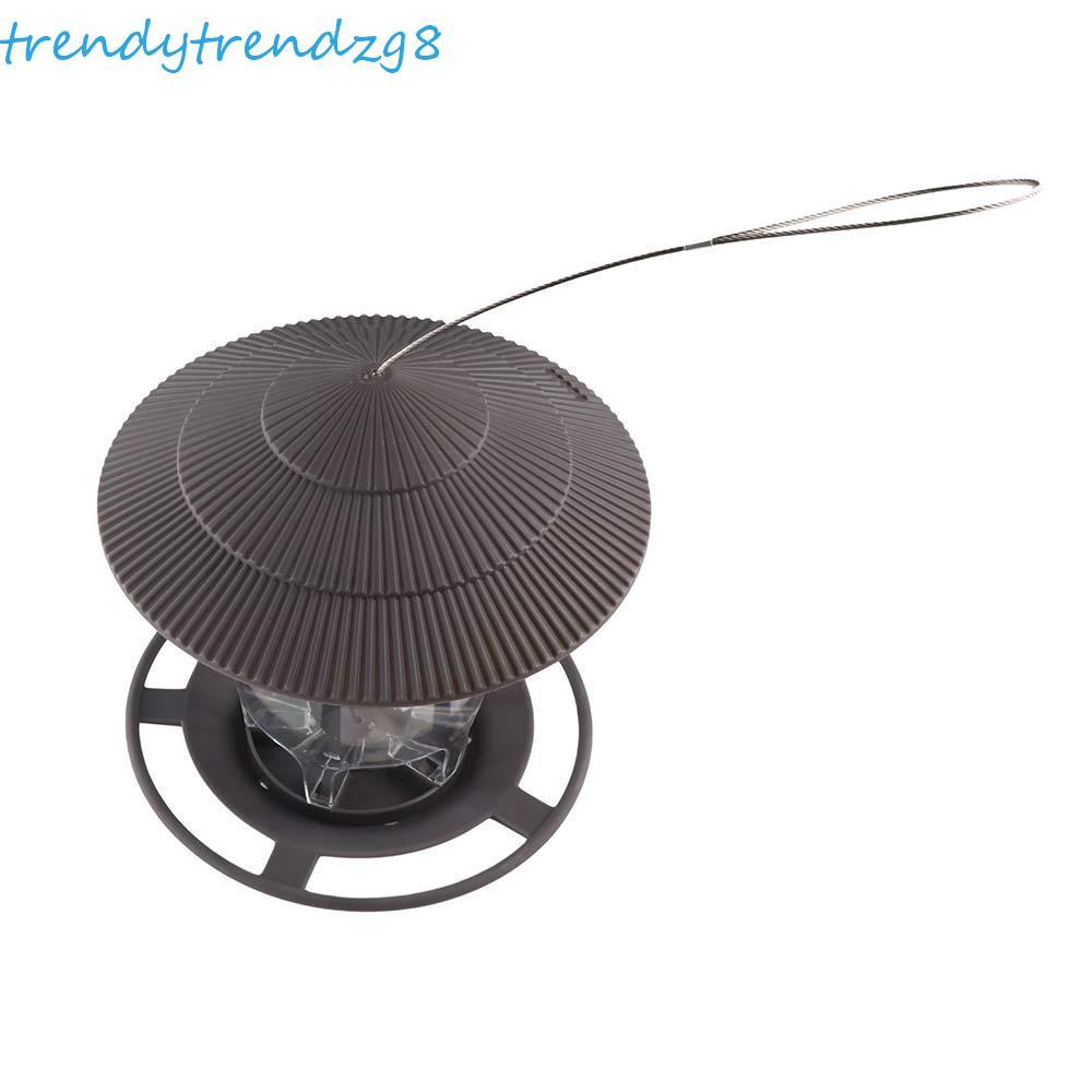 TRENDYTREND เครื่องให้อาหารนก Gazebo กลางแจ้งสําหรับสัตว์เลี้ยงประเภทบ้านเครื่องมือให้อาหารสวนกันน้ํ