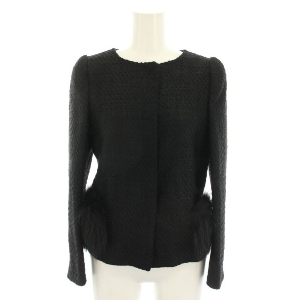 PRADA Jacket Jackets fur black Direct from Japan Secondhand