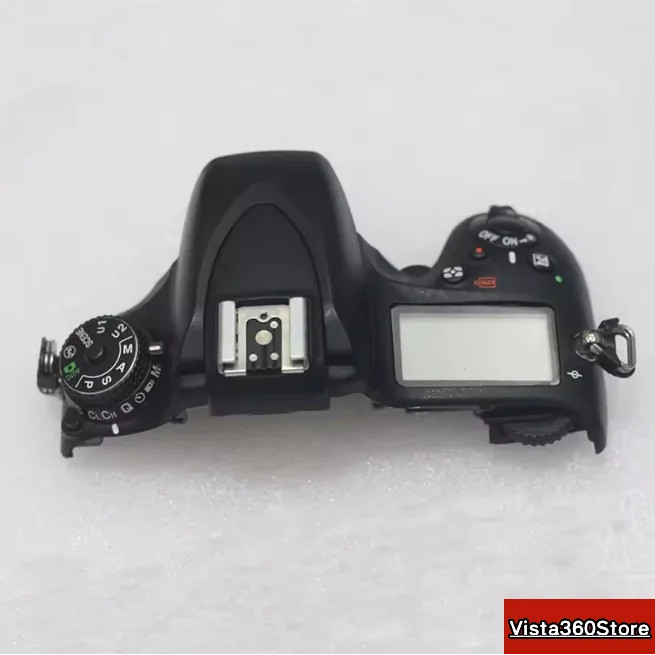 HL ฝาครอบด้านบนกรณีเชลล์พร้อมแฟลชบอร์ดไหล่ปุ่ม LCD Flex Cable เปลี่ยนอะไหล่ซ่อมสําหรับ Nikon D600 D610 SLR