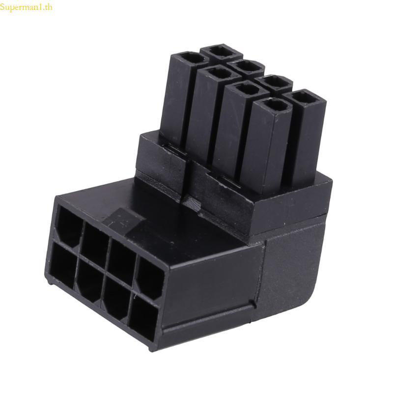 ที่ดีที่สุดเดสก์ท็อปเมนบอร์ด CPU 8Pin Power Adapter บอร์ดหลัก 8pin ถึง 8Pin 90 องศาสายไฟพวงมาลัย 90 