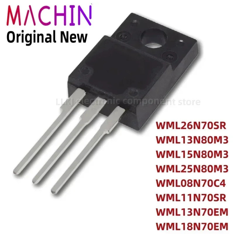 5 ชิ้น WML26N70SR WML13N80M3 WML15N80M3 WML25N80M3 WML08N70C4 WML11N70SR WML13N70EM W-220L18F ทรานซิ