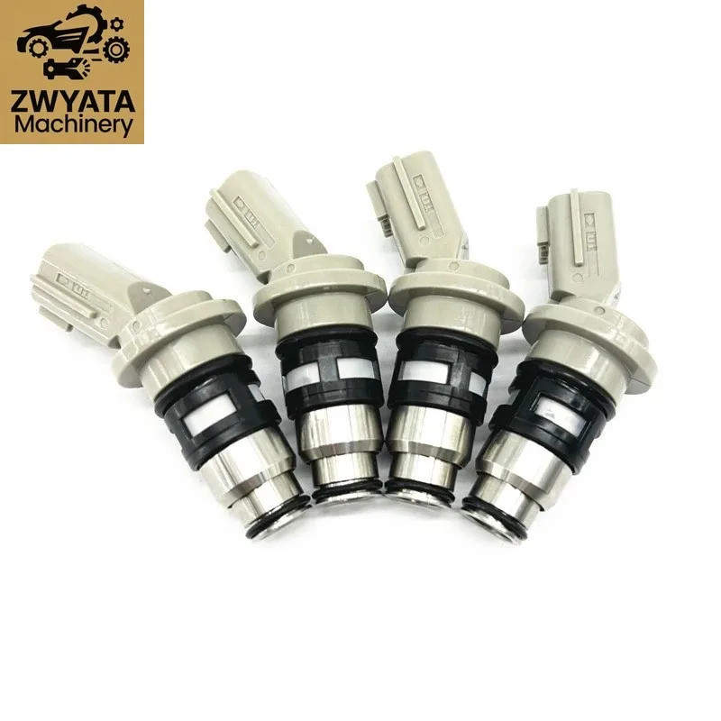 4PCS ชุดหัวฉีดน้ํามันเชื้อเพลิงรถยนต์หัวฉีด 16600-93Y00 16600-41B00 A46-H02 สําหรับ Nissan Micra K11