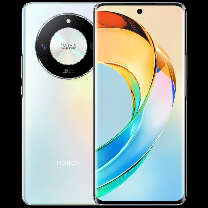 มือสอง Glory X50 โทรศัพท์เกม 1 พันล้านพิกเซล 1.5K ป้องกันดวงตาหน้าจอโค้ง 5G 5800mAh แบตเตอรี่ขนาดใหญ