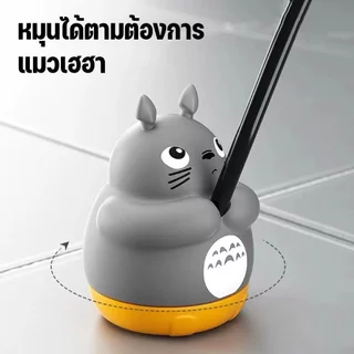 ไม้ตกแมว ของเล่นแมว หมุนได้ 360° วัสดุซิลิโคน ลวดเหล็ก กระตุ้นความอยากรู้อยากเห็น