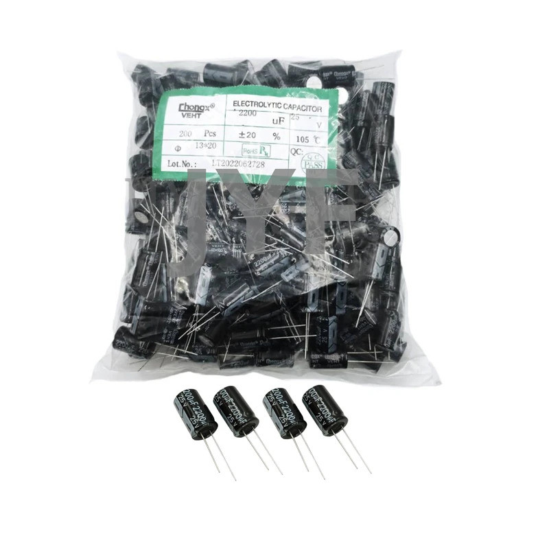 อลูมิเนียม Electrolytic Capacitor DIP 4X7 5X11 6X12 2.2UF 3.3UF 4.7UF 10UF 470UF 1000UF 2200UF 16V 2