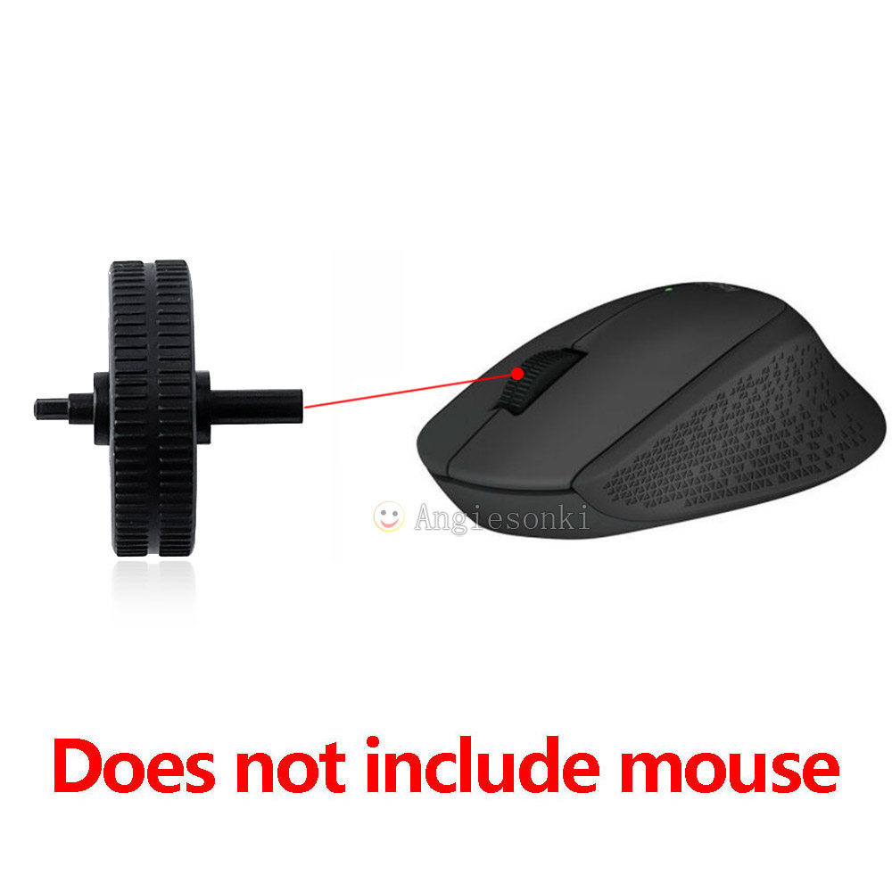 Roller เหมาะสําหรับ Logitech Logitech M330/331/280/275/320 เมาส์ Roller Pulley สีดําสีขาว