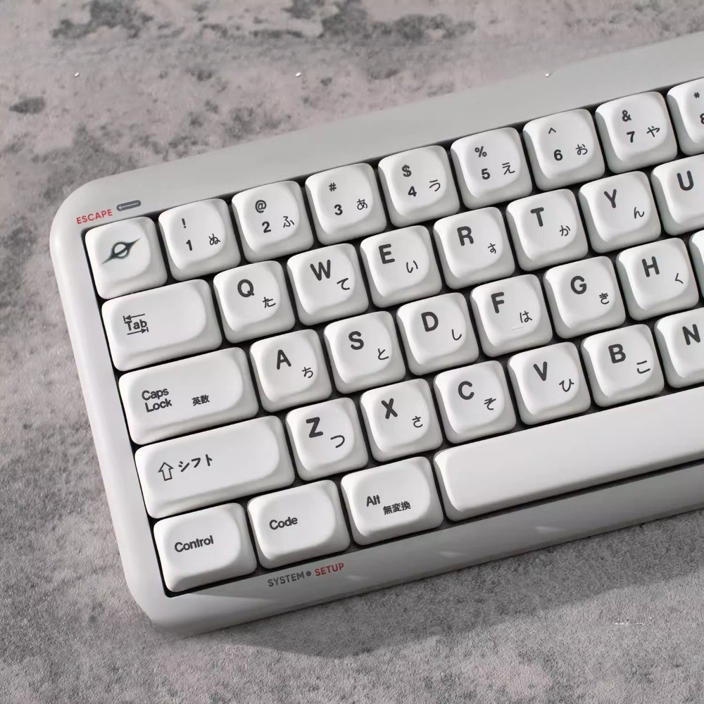 Minimalist สีขาว 120 คีย์ MOA โปรไฟล์ PBT Dye Sublimation Mechanical Keycap Love Clover Keycaps ญี่ปุ่น/อังกฤษ/เกาหลี/รัสเซีย/Zhuyin สําหรับ Wooting, Aula F75, RK100