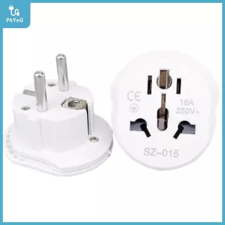 UORRIS 16A 4000W อะแดปเตอร์สำหรับการเดินทางของสหภาพยุโรปตัวแปลงยุโรปยุโรปปลั๊กปลั๊กไฟ AC เป็นสหภาพยุโรปขนาด 250V